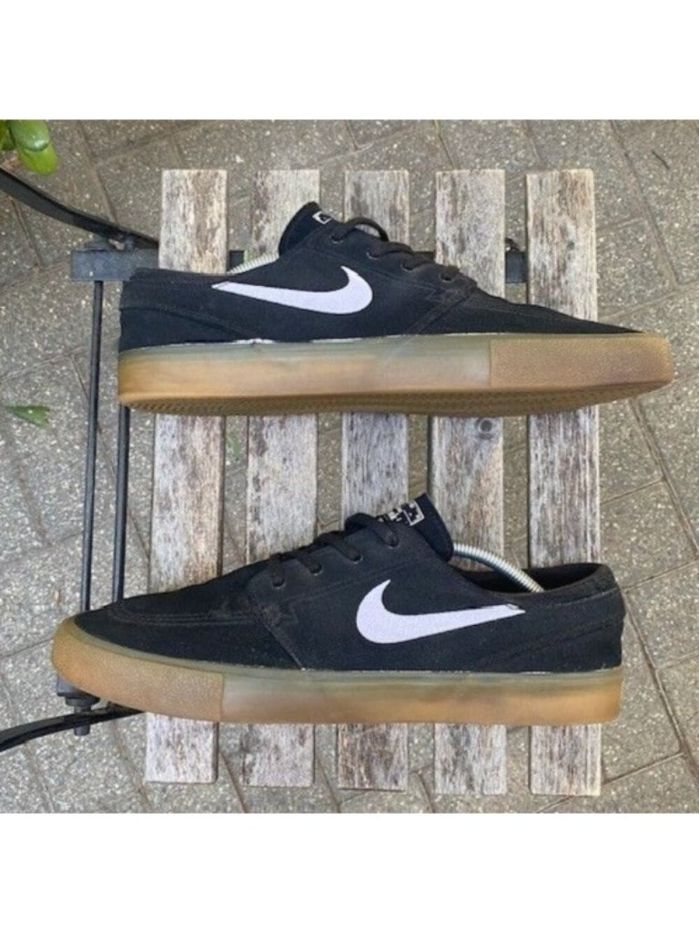 Nike Zoom Janoski RM SB 'Black Gum' Sneakers Men's Size US 12 Suede AQ7475-003